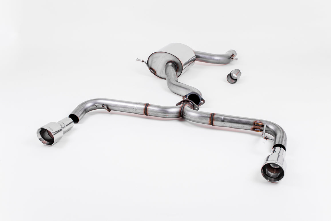 VW Golf 6 GTI 210 PS SSXVW248 Cat-back 3-inch Race System. Non-resonated (louder)