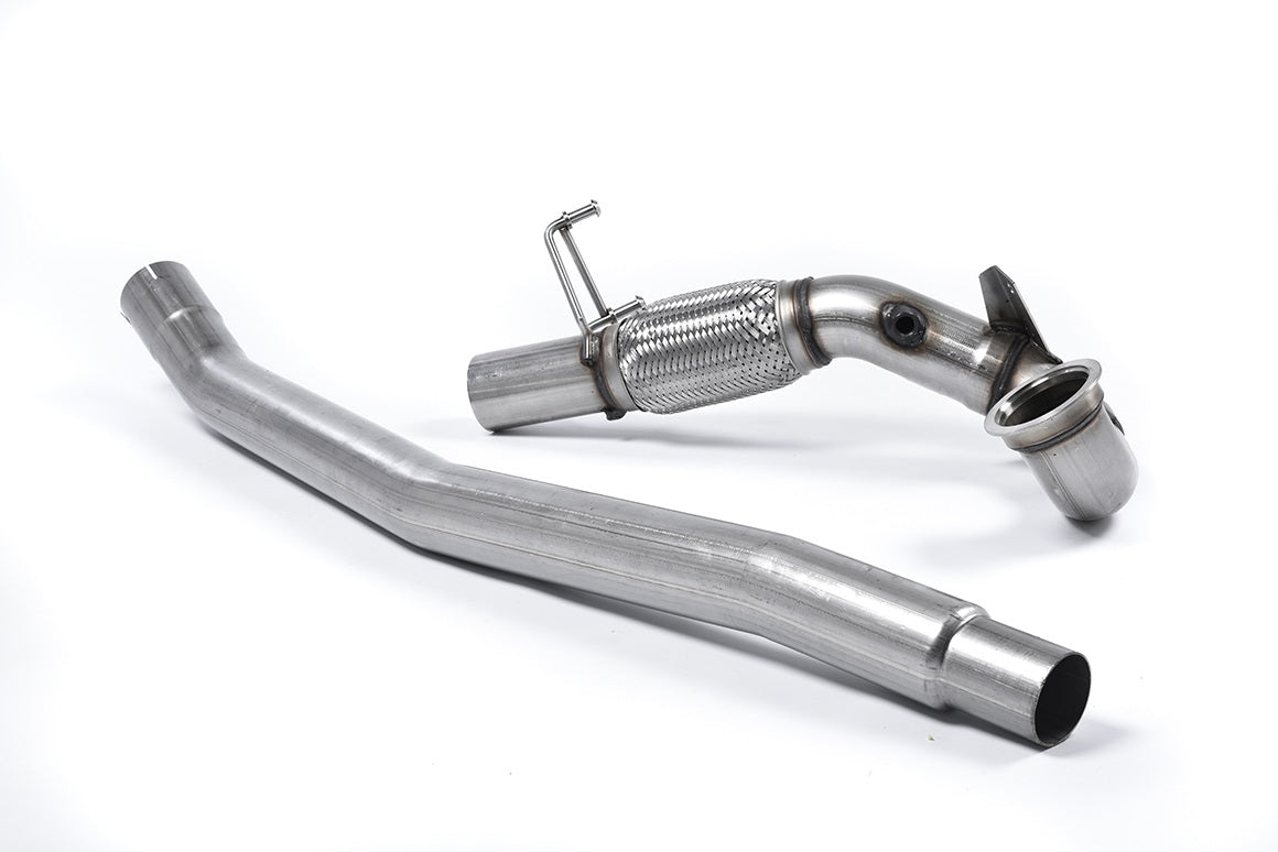 Golf MK7.5 GTi (Non Performance Pack Models & Non-GPF Equipped Models Only) 2017 to 2018 SSXVW395 LARGE-BORE DOWNPIPE AND DE-CAT For fitment to the OE cat back exhaust only
